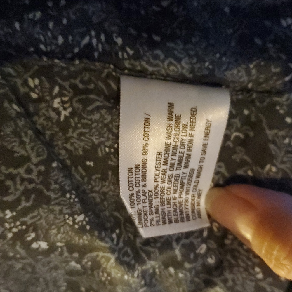 100% Cotton 3T Quilted Gray Button-down Vest by Oshkosh B' gosh - Picture 4 of 7